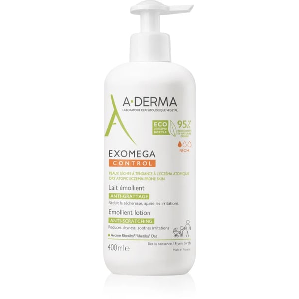 A-Derma Exomega Control Loção Emoliante Antiprurido 400ml